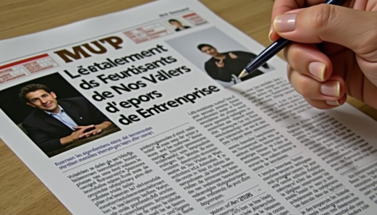 Articles – Les Fondements de Nos Valeurs d’Entreprise