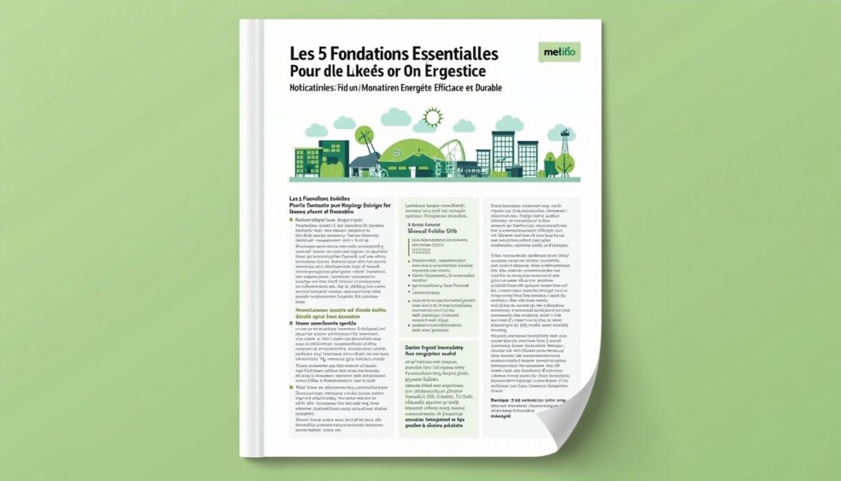 Les 5 Fondations Essentielles pour un Management Énergétique Efficace et Durable